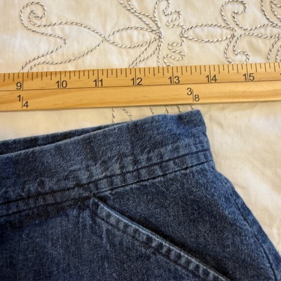 Dockers Capri Pants Size 8 Women's Regular Capri Denim Jeans Flat Front Casual - Picture 7 of 14